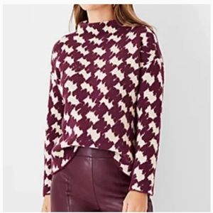 Ann Taylor Funnel Neck Sweater sz L